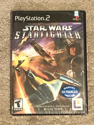 Star Wars Starfighter PS2 Game  OOP  New/Sealed  Very Rare