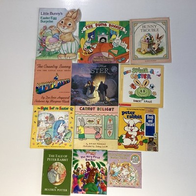 Easter Bunny Spring Preschool Kindergarten 1st Grade Story Picture 12 Book Lot