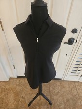 Nivo, size M, Black Sleeveless  Lades Vest.
