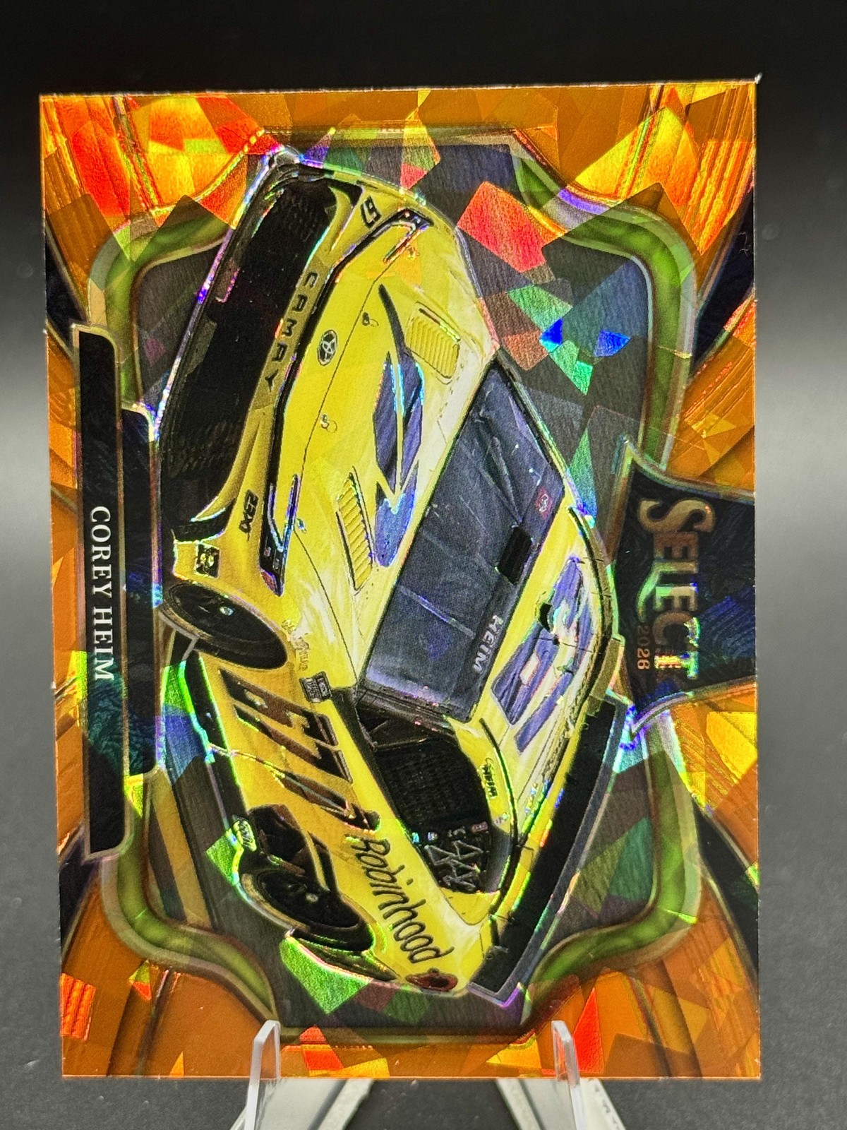 2026 Panini Select #123 Corey Heim Orange Ice Prizms