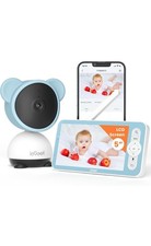 ieGeek Babyphone mit Kamera App, [5 Zoll/1080P] WLAN Video babyfon PTZ 355°...