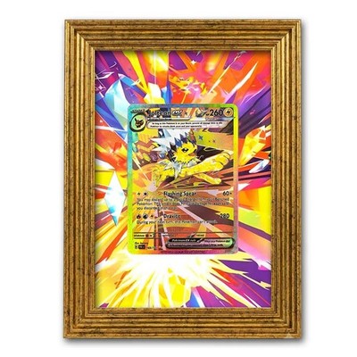Jolteon ex 153/131 Prismatic Evolutions Gold Frame and Art Insert