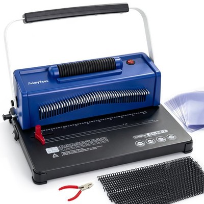Electric Coil Binding Machine 4:1 Spiral Binder Punch A4 A5 Letter Book Maker