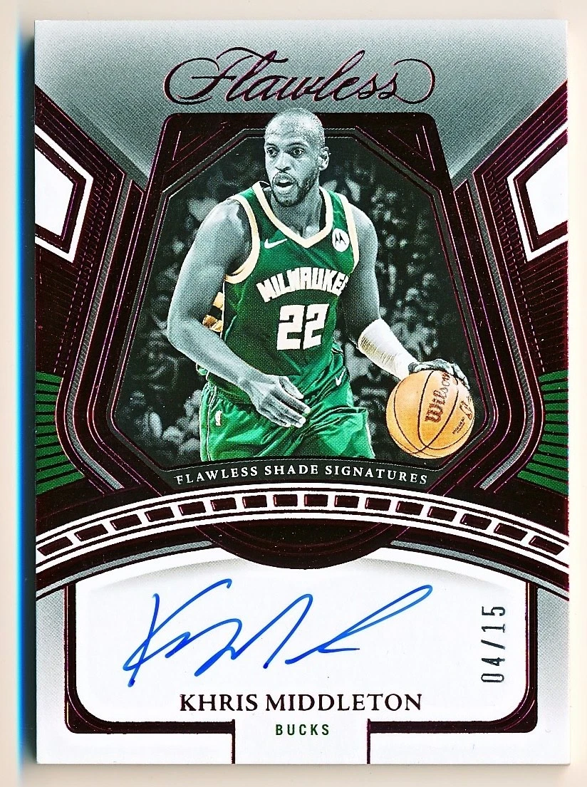 Khris Middleton Serial Numbered Basketball Sports Trading Card