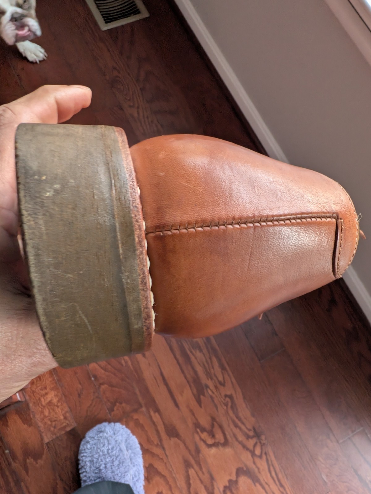 Paraboot Avignon Brown Leather  Split Toe Derby S… - image 12