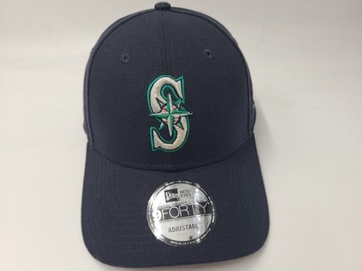 Seattle Mariners New Era 9Forty Adjustable Hat Cap Polyester MLB Baseball Blue