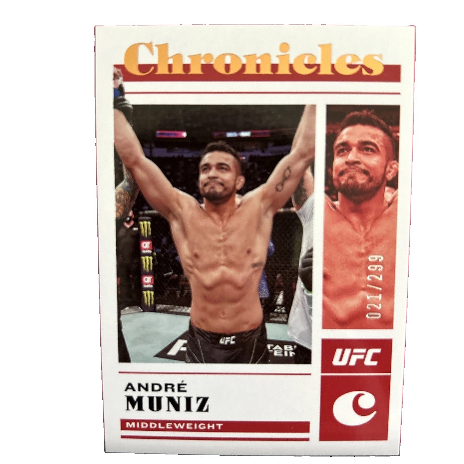 ANDRE MUNIZ 2023 Panini Chronicles UFC Red /299 #43