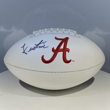🔥 John Metchie Autographed Alabama Football w/ COA Fanatics Hologram New