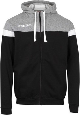 Kappa Kinder Jacke Sweatjacke Sportjacke, Schwarz, 8 Jahre 128 cm