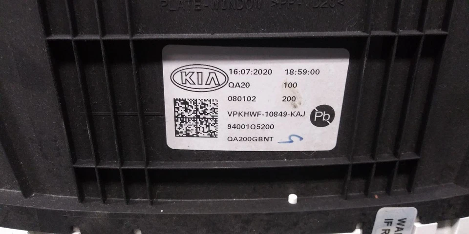 KIA SELTOS 2021 Speedohead/Cluster OEM 94001-Q5200 Foto 4 de 4