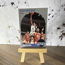 NBA Hoops 1990-91 Michael Jordan #12, Sam Vincent #223 Bulls Magic Base Set