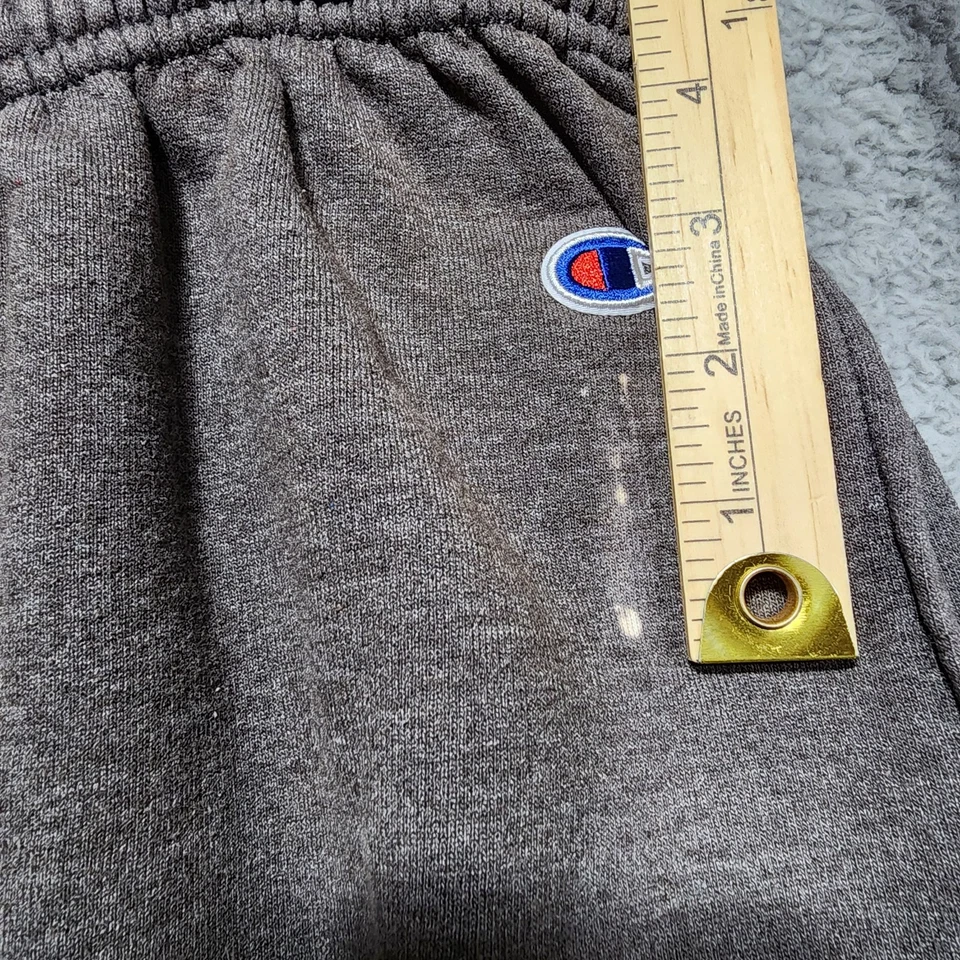 Pantalones deportivos Cornell University Champion para hombre XL grises bolsillos cordón elástico Foto 3 de 4