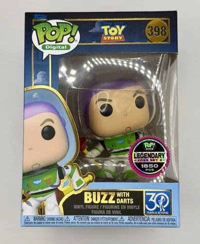 Funko Digital -#398 - Toy Story - Buzz With Darts- Legendary- LE  1850