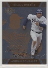 2007 Topps Co-Signers Silver Bronze 74/175 Khalil Greene Adrian Gonzalez #39 1s8