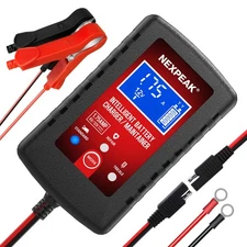 1.75-Amp Car Battery Charger, 6V and 12V Smart Fully Automatic Battery Charge...