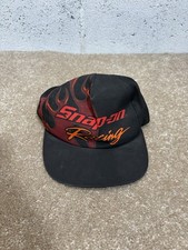 Vintage Snap On Tools Anniversary Hat Black Baseball Cap Flames Logo