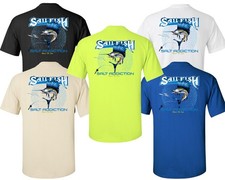 Salt Addiction Deep Sea Sailfish Fishing Short Sleeve T Shirt Ocean