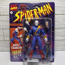 Hasbro Marvel Legends Spider-Man    Chameleon    2025 Retro Card  6  Figure  New