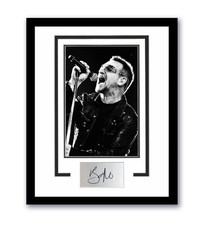 U2 Bono Autographed Signed 11x14 Framed Photo ACOA