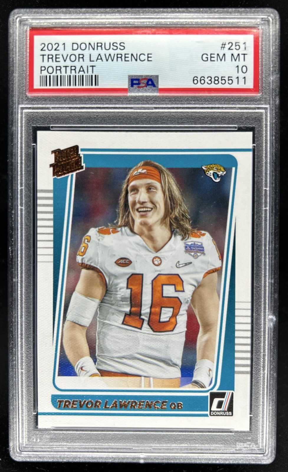 Trevor Lawrence Panini Donruss #251 Portrait