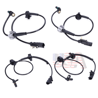 4pc ABS Wheel Speed Sensor For Chevrolet Silverado Tahoe Front Rear Right & Left