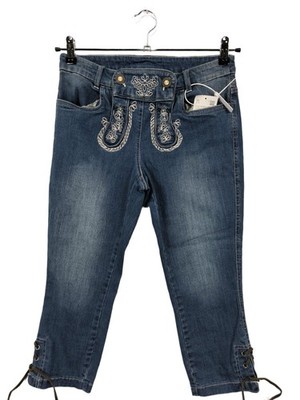 LANDHAUS Trachtenhose Damen Trachtenmode Gr. DE 38 blau Casual-Look