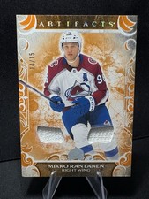 Mikko Rantanen 2024-25 UD Artifacts Game Used Dual Patch 14/15 Fight Strap #80
