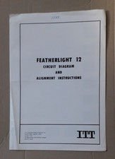 ITT Featherlight 12 Fernseher Schaltplan Ausrichtanleitung KB