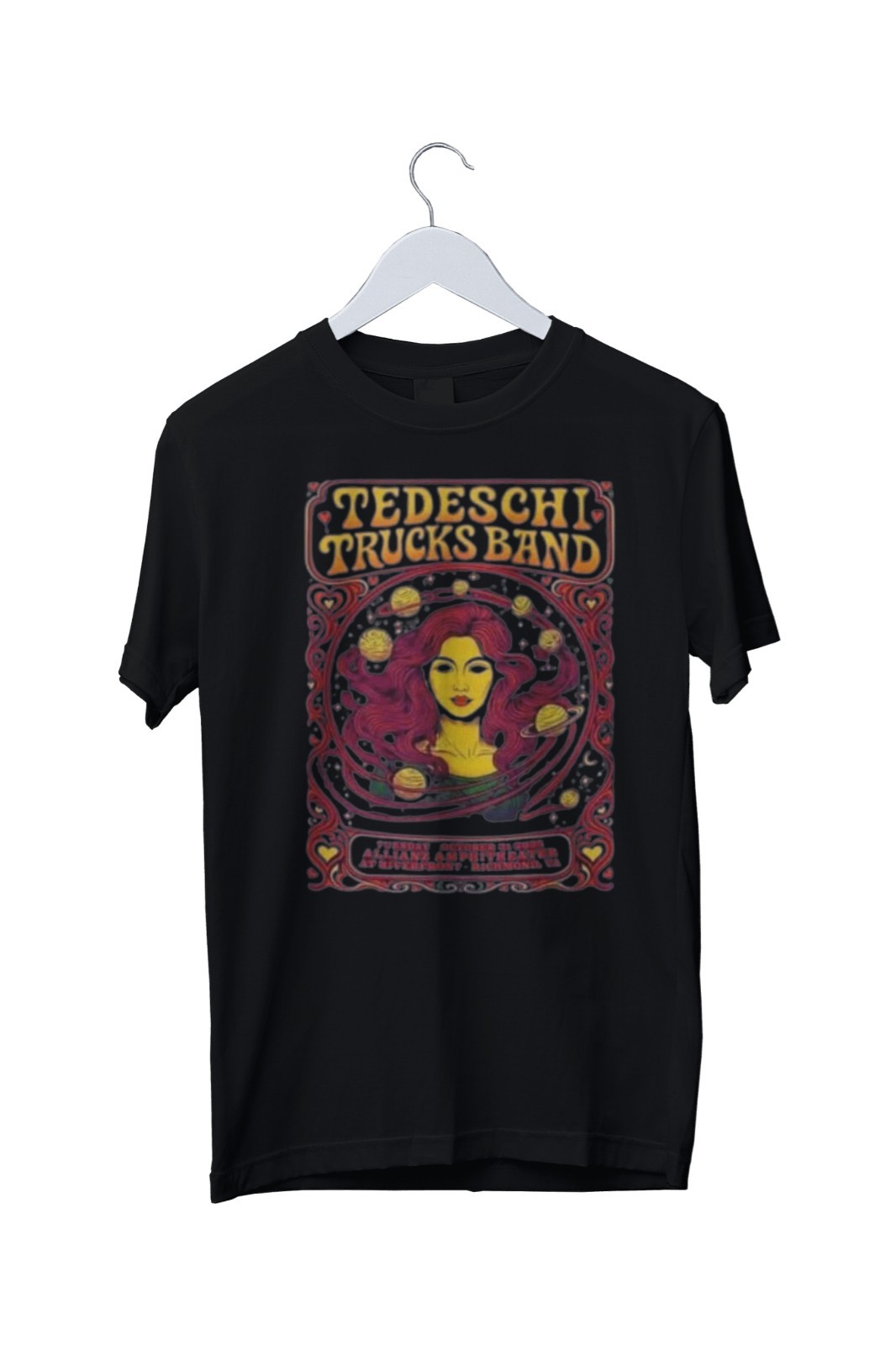 Tedeschi Trucks Band Richmond 2025 Graphic T-Shirt Mens S M L XL 2 3 4 XL