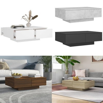 Couchtisch Sofatisch Wohnzimme rtisch Kaffeetisch Beistelltisch mit Sch ubladen