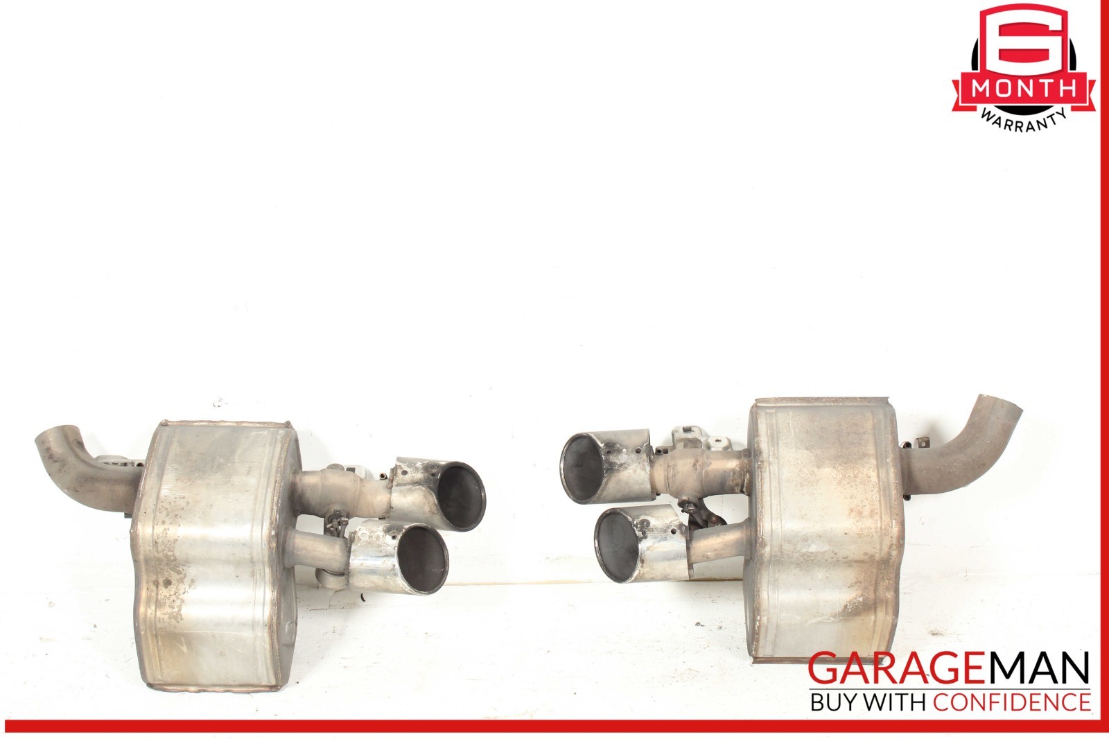 14-20 Maserati Ghibli 3.0L Rear Right & Left Side Exhaust Muffler Tips Set of 2