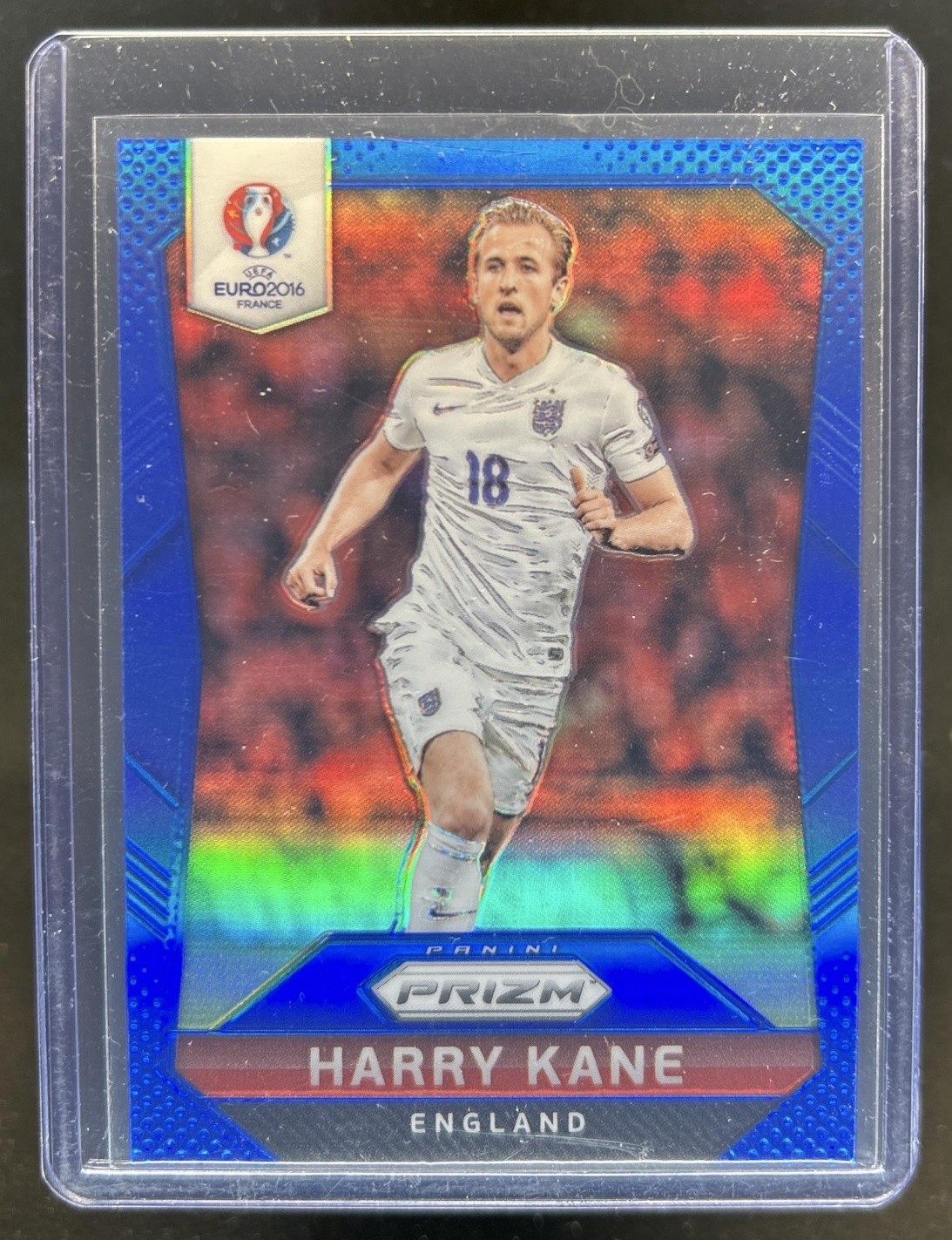 2016 Panini Prizm UEFA Euro Harry Kane Blue Prizm #/249 England