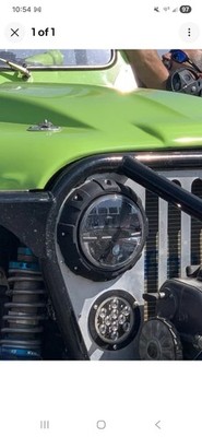 Custom 3d Printed Headlight Bezels -  Jeep CJ5, CJ7, CJ8