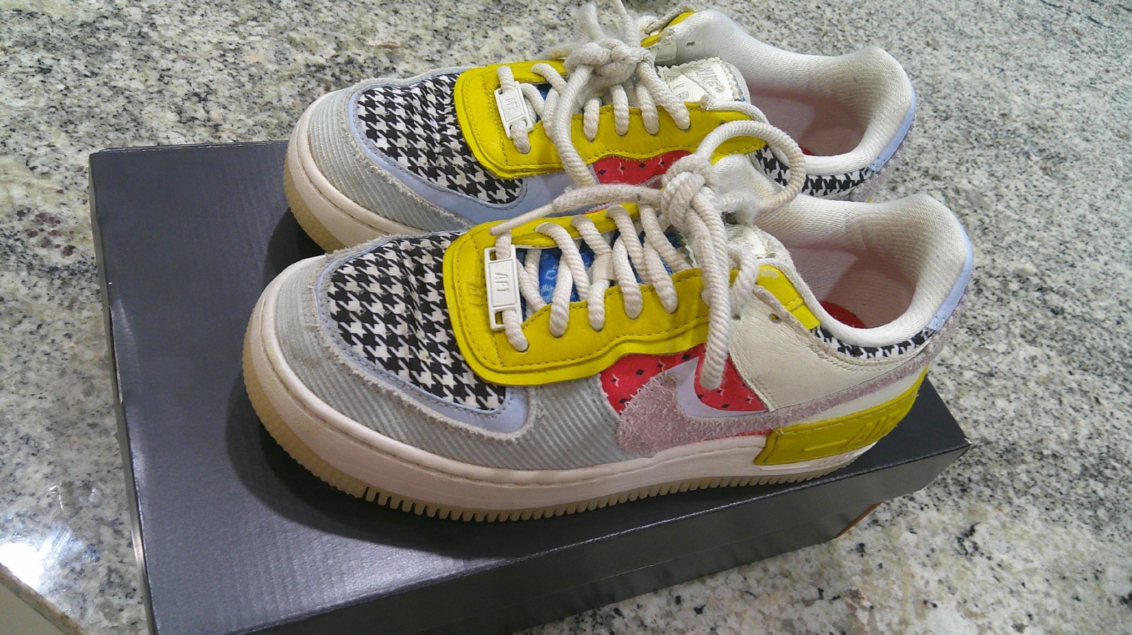 Nike Air Force 1 Shadow Patchwork Multi-Color DM8… - image 1
