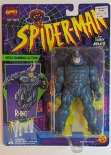 1994 ToyBiz Marvel Spider-Man New Animated Series Rhino Figure NIB Toy Vintage