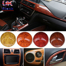 1M Auto Decal Roll Interior Car Vinyl Sticker Wood Grain Film Wrap High Glossy