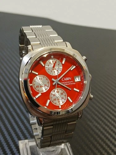 Seiko Alba Cabin Chronograph V657-7040 Vintage Watch