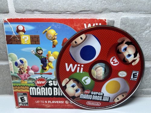 New Super Mario Bros. Wii -Nintendo Wii - No Manual