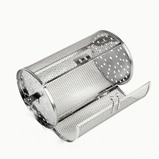 1 Piece Roasting Basket Rotating Oven Basket Grill Basket Wire Roasting Basket