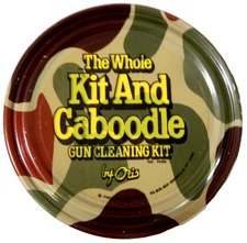 Vintage Whole Kit and Caboodle Gun Cleaning Kit by Otis in Camo Tin