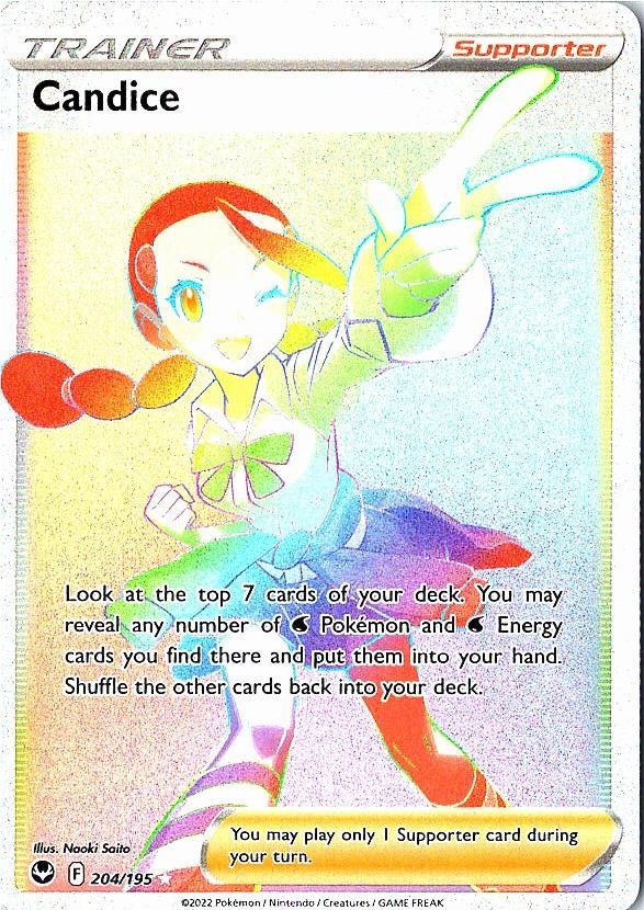 Candice 204/195 Silver Tempest Pokemon Holo
