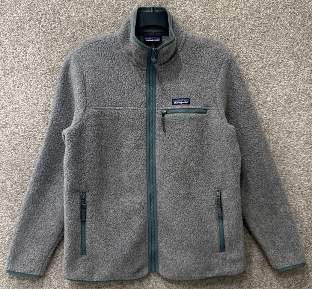 Patagonia Women's Retro Pile Fleece Jacket Full Zip Size Medium Outdoors 22795