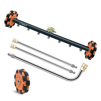 #ad 2 in 1 Can Move Horizontally Pressure Washer Undercarriage Cleaner Water Broo... $93.27