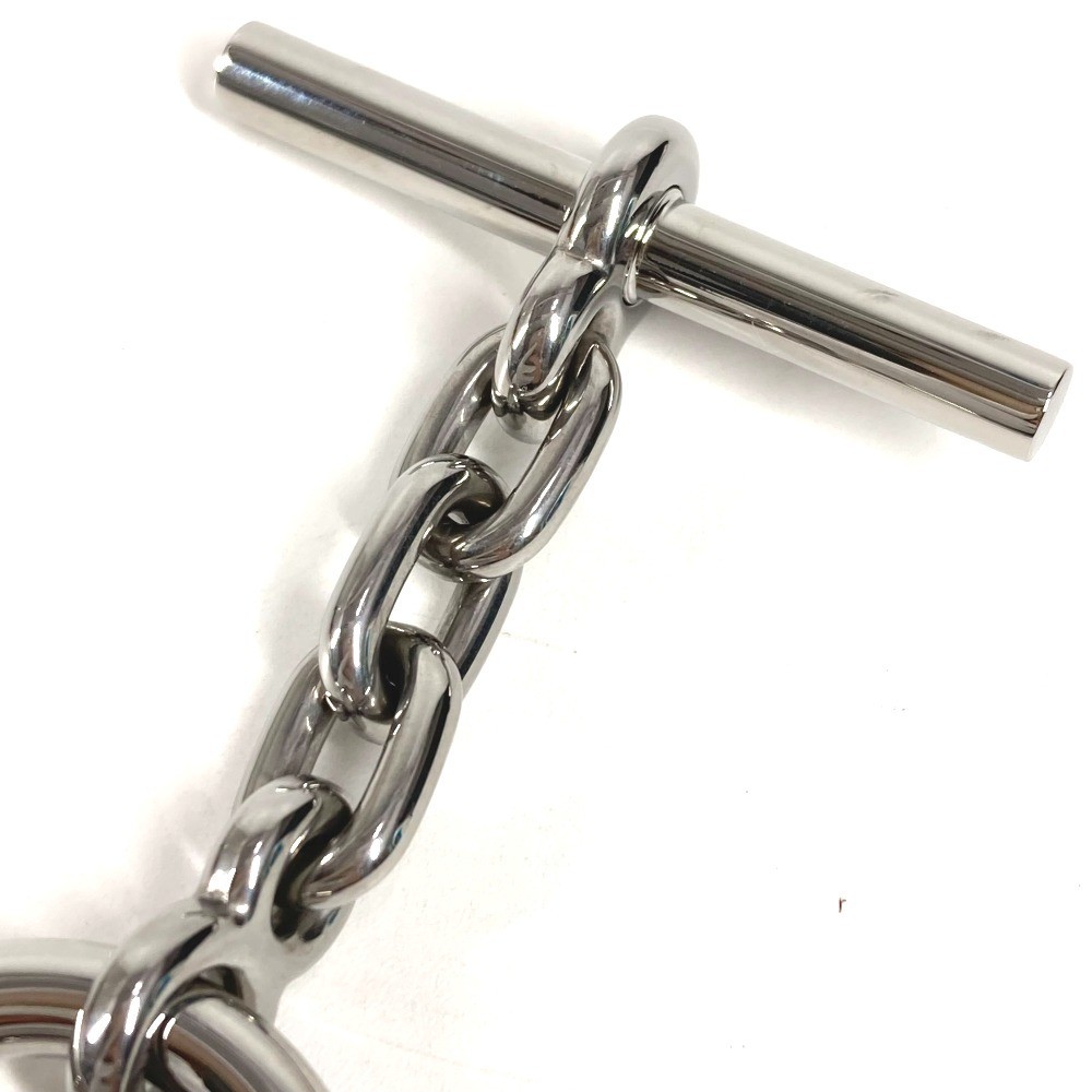 HERMES Logo Chaine d'Ancre Key Ring Chain Key Holder Metal Silver thumbnail 11