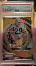 2024 ERIC DICKERSON GOLD PORTALS PRIZM #4 4/10 POP 1 colts