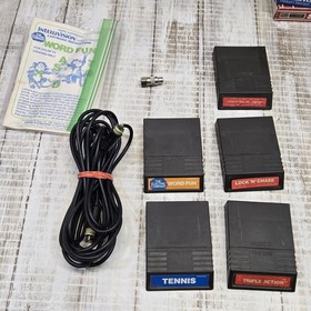 Intellivision Game Console - w/ 11 Games - Mattel 1979