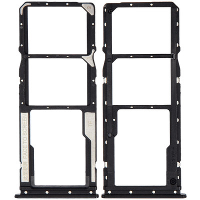 Sim Card Tray Compatible With Xiaomi Redmi 11 Prime 4G (Flashy Black)