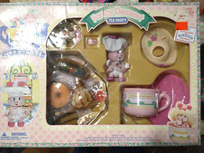 KIDSVIEW FISHER PRICE TEA BUNNIES SWEET AZALEA BUNNY FANCY DESSERT SET NEW RARE
