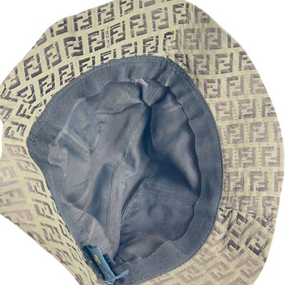 FENDI Zucca FF Unisex Bucket Hat Made in Italy Marked as  display picture 3