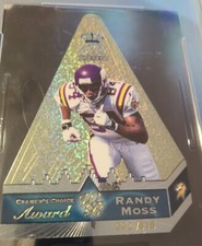 1999 Randy Moss Pacific Crown Royale Cramer's Choice Gold  /10 Pop 1 Vikings